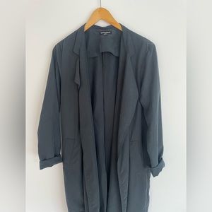 American apparel silk trench coat